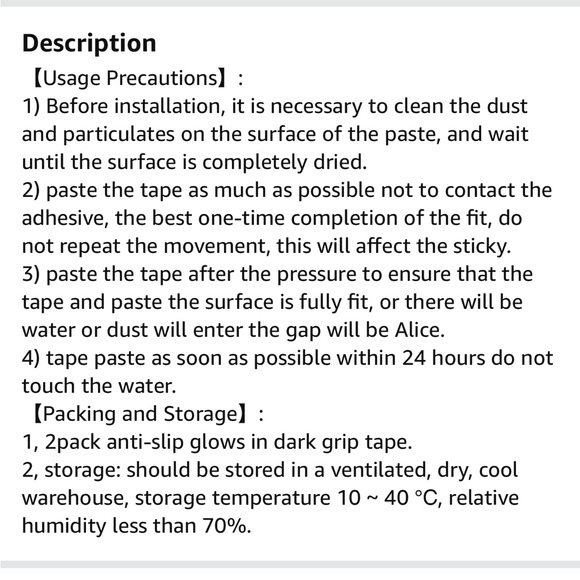 PACO Anti-Slip Grip Tape, Stair Treads-Self Adhesive Tape Lot of Two (2) - Picture 6 of 6